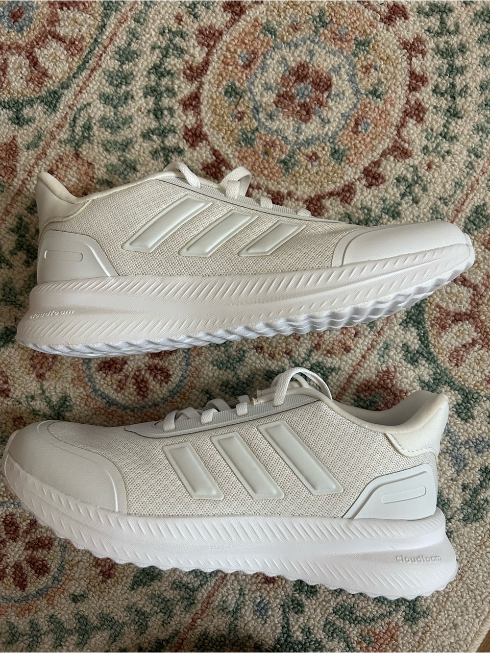 NEW adidas White Lightweight Mesh Runner Sneakers